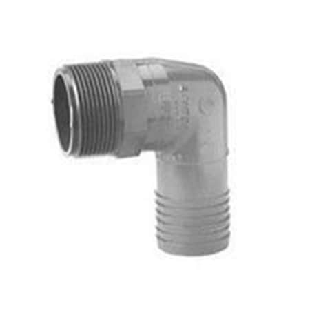 Westlake Pipe & Fittings 0.5 in. Insert Male Pipe Thread 90 deg Elbow PV1413005